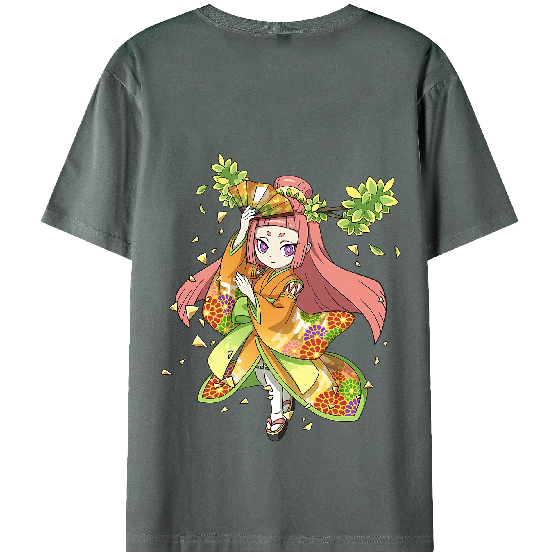 （画像用） 妖怪ウォッチ Yo-kai Watch 綿100％半袖Tシャツ（背面プリント）